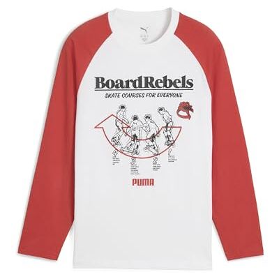 Puma Boy's Mid90s Longsleeve Tee B Tees (Pack of 1) Puma Boy's Mid90s Longsleeve Tee B Tees (Pack of 1)