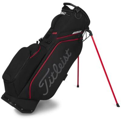 Titleist Players S4 StaDry Stand Golf Bag, Black/Red/Graphite Titleist Players S4 StaDry Stand Golf Bag, Black/Red/Graphite