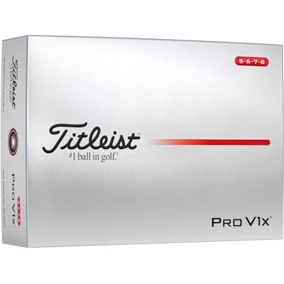 Titleist Pro V1x Golf Ball, Pack of 12 Titleist Pro V1x Golf Ball, Pack of 12