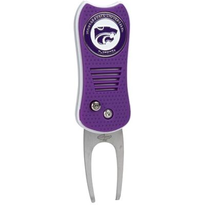 Team Golf NCAA Switchblade Divot Tool with Double-Sided Magnetic Ball Marker, Features Patented Single Prong Design, Causes Less Damage to Greens, Switchblade Mechanism Team Golf NCAA Switchblade Divot Tool with Double-Sided Magnetic Ball Marker, Features Patented Single Prong Design, Causes Less Damage to Greens, Switchblade Mechanism