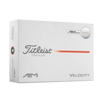 Titleist Velocity Golf Ball, Pack of 12 Titleist Velocity Golf Ball, Pack of 12