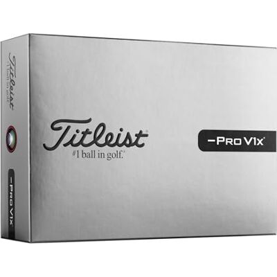 Titleist Pro V1x Left Dash Golf Ball, Pack of 12 Titleist Pro V1x Left Dash Golf Ball, Pack of 12