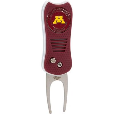 Team Golf NCAA Switchblade Divot Tool with Double-Sided Magnetic Ball Marker, Features Patented Single Prong Design, Causes Less Damage to Greens, Switchblade Mechanism Team Golf NCAA Switchblade Divot Tool with Double-Sided Magnetic Ball Marker, Features Patented Single Prong Design, Causes Less Damage to Greens, Switchblade Mechanism