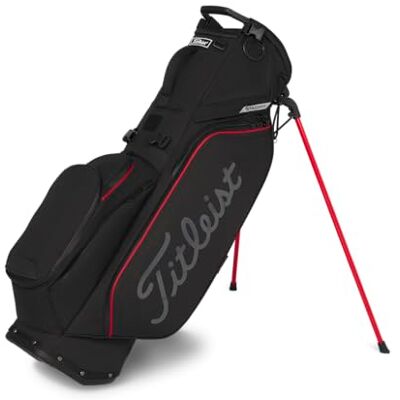Titleist Players S5 StaDry Stand Golf Bag, Black/Red/Graphite Titleist Players S5 StaDry Stand Golf Bag, Black/Red/Graphite
