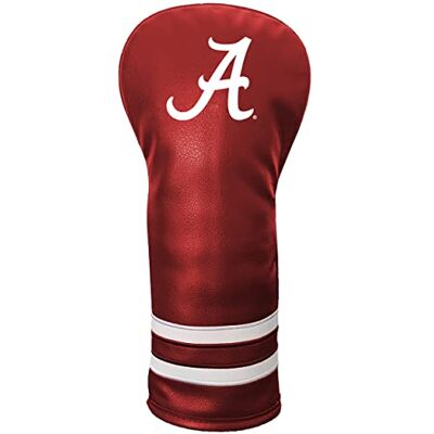 Team Golf NCAA Alabama Vintage Fairway Headcover (Color) Printed NCAA Vintage Fairway Headcover (Printed), Fits All Fairway, Hybrid and Utility Clubs Team Golf NCAA Alabama Vintage Fairway Headcover (Color) Printed NCAA Vintage Fairway Headcover (Printed), Fits All Fairway, Hybrid and Utility Clubs