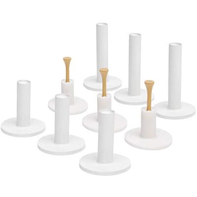 GoSports Rubber Golf Tees 9 Pack 3x of 1.5 Inch, 2.25 Inch and 3.5 Inch Tees Universal with Artificial Turf Golf Mats GoSports Rubber Golf Tees 9 Pack 3x of 1.5 Inch, 2.25 Inch and 3.5 Inch Tees Universal with Artificial Turf Golf Mats