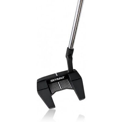 SkyMax Modern Series Golf Putter – Premium Alloy Steel Blade & Mallet Putters for Men & Women Right & Left Hand Options Satin Black Finish Steel Shaft & Pistol Grip Includes Headcover SkyMax Modern Series Golf Putter – Premium Alloy Steel Blade & Mallet Putters for Men & Women Right & Left Hand Options Satin Black Finish Steel Shaft & Pistol Grip Includes Headcover