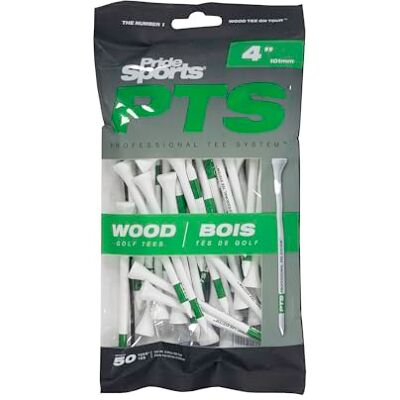 Longridge PTS Wooden Golf Tees (4"), Bag of 50 tees Longridge PTS Wooden Golf Tees (4"), Bag of 50 tees