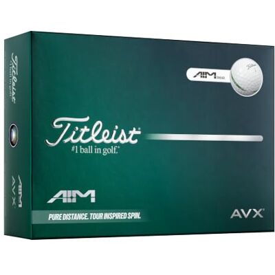 Titleist AVX Golf Ball, Pack of 12 Titleist AVX Golf Ball, Pack of 12