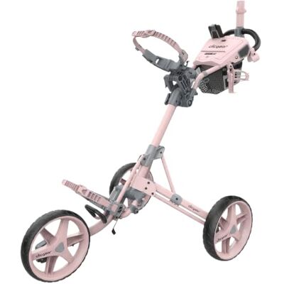 Clicgear 4.5 3 Wheel Golf Trolley Durable Frame & Compact Folding Heavy Duty Push Cart with Easy Collapsible Design, Console Storage & Bag Strap System Clicgear 4.5 3 Wheel Golf Trolley Durable Frame & Compact Folding Heavy Duty Push Cart with Easy Collapsible Design, Console Storage & Bag Strap System