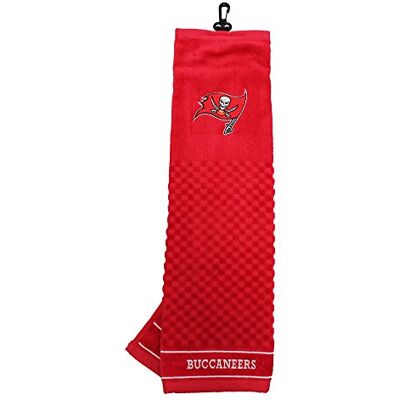 Team Golf NFL Embroidered Golf Towel, Checkered Scrubber Design, Embroidered Logo Team Golf NFL Embroidered Golf Towel, Checkered Scrubber Design, Embroidered Logo