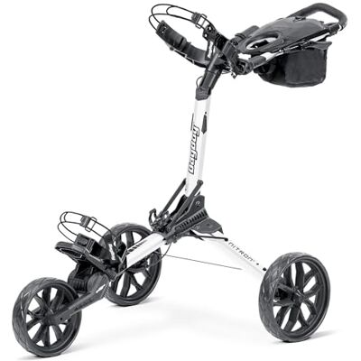 Bag Boy Bagboy Nitron 3-Wheel Golf Trolley Fast-Opening Nitrogen Piston Easy Action, Durable & Compact, Smooth Rolling Golf Cart Bag Boy Bagboy Nitron 3-Wheel Golf Trolley Fast-Opening Nitrogen Piston Easy Action, Durable & Compact, Smooth Rolling Golf Cart