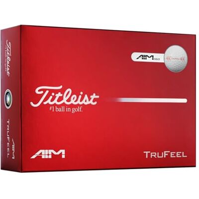 Titleist TruFeel Golf Ball, Pack of 12, White (AIM 360) Titleist TruFeel Golf Ball, Pack of 12, White (AIM 360)