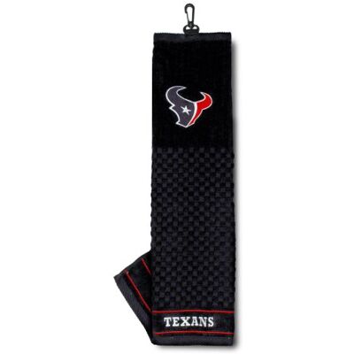 Team Golf NFL Houston Texans Embroidered Golf Towel, Checkered Scrubber Design, Embroidered Logo, multi team color, one size (31110) Team Golf NFL Houston Texans Embroidered Golf Towel, Checkered Scrubber Design, Embroidered Logo, multi team color, one size (31110)