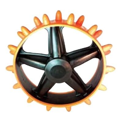 Hedgehog Unisex Xt Golf Trolley Winter Wheels, Orange, Set Of 2 Wheels EU Hedgehog Unisex Xt Golf Trolley Winter Wheels, Orange, Set Of 2 Wheels EU