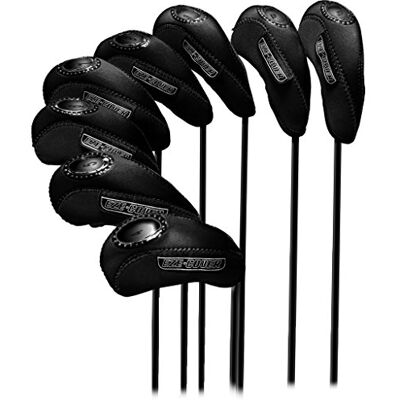 Longridge EZE Golf Iron Covers (Pack of 10) Black Longridge EZE Golf Iron Covers (Pack of 10) Black