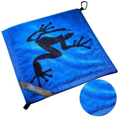 Frogger Amphibian Golf Towel with Dry and Wet Technology Golf Bag Accessory for Men and Women with Carabiner Clip Frogger Amphibian Golf Towel with Dry and Wet Technology Golf Bag Accessory for Men and Women with Carabiner Clip