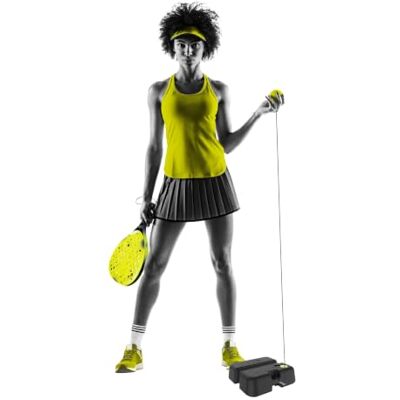 Swingball Pro All Surface Reflex Tennis Trainer with Real Tennis Ball & Power Padel Bat, Recoil Cord, All Surface Base, Solo Tennis Practice, For Ages 6+ to Adult Swingball Pro All Surface Reflex Tennis Trainer with Real Tennis Ball & Power Padel Bat, Recoil Cord, All Surface Base, Solo Tennis Practice, For Ages 6+ to Adult