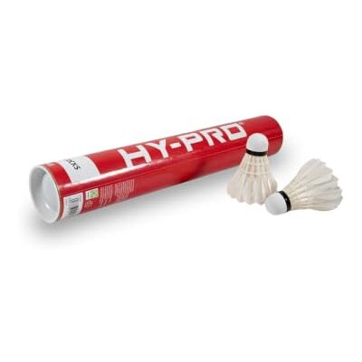 Hy-Pro Badminton 12 Pack Feather Shuttlecocks Hy-Pro Badminton 12 Pack Feather Shuttlecocks