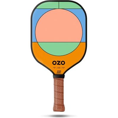 OZO Pickleball Jupiter Intermediate Power Paddle USAPA Approved Intermediate Power Paddle 12K Carbon Fiber Face Racket OZO Pickleball Jupiter Intermediate Power Paddle USAPA Approved Intermediate Power Paddle 12K Carbon Fiber Face Racket