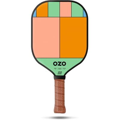 OZO Pickleball Jupiter Intermediate Control Paddle USAPA Approved Intermediate Control Paddle Carbon Fiber Face Racket OZO Pickleball Jupiter Intermediate Control Paddle USAPA Approved Intermediate Control Paddle Carbon Fiber Face Racket