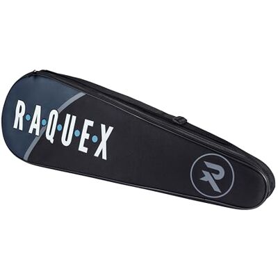 Raquex Bag 3 Racket Badminton Bag Badminton Racket Cover or Squash Racquet Cover, Adjustable Shoulder Strap Sports Racket Bag for Men & Women (Black) Raquex Bag 3 Racket Badminton Bag Badminton Racket Cover or Squash Racquet Cover, Adjustable Shoulder Strap Sports Racket Bag for Men & Women (Black)