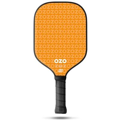 OZO Pickleball Spark Beginner Power Paddle USAPA Approved Beginner Power Paddle Carbon Fiber Face Racket (Orange) OZO Pickleball Spark Beginner Power Paddle USAPA Approved Beginner Power Paddle Carbon Fiber Face Racket (Orange)