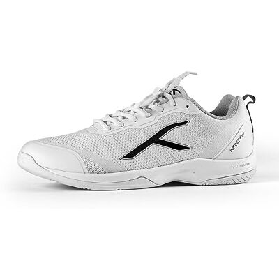 HUNDRED Infinity Pro Non-Marking Professional Badminton Shoe for Men Material: Polyester/Mesh Suitable for Indoor Tennis/Squash/Table Tennis/Basketball & Padel HUNDRED Infinity Pro Non-Marking Professional Badminton Shoe for Men Material: Polyester/Mesh Suitable for Indoor Tennis/Squash/Table Tennis/Basketball & Padel