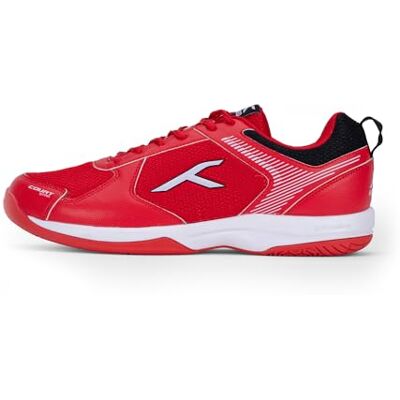 HUNDRED Court Star Men’s Badminton & Tennis Shoes Non-Marking Indoor Court Shoes Squash, Table Tennis & Padel Shoes X-Cushion Protection HUNDRED Court Star Men’s Badminton & Tennis Shoes Non-Marking Indoor Court Shoes Squash, Table Tennis & Padel Shoes X-Cushion Protection