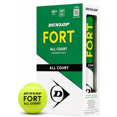 Dunlop Fort All Court TS tennis ball for sand, hard court and grass (2x4 balls) Dunlop Fort All Court TS tennis ball for sand, hard court and grass (2x4 balls)