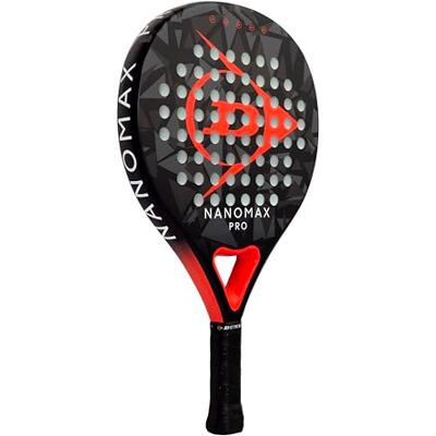 Dunlop Padel Bat Nanomax Pro, Red, Grey, Light Grey, White Dunlop Padel Bat Nanomax Pro, Red, Grey, Light Grey, White
