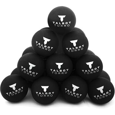 Talbot-Torro Talbot Torro Squash Balls Medium/Red Pack of 25 for Training & Leisure Perfect for Sports Centres, Clubs & Counter Sale Durable Talbot-Torro Talbot Torro Squash Balls Medium/Red Pack of 25 for Training & Leisure Perfect for Sports Centres, Clubs & Counter Sale Durable