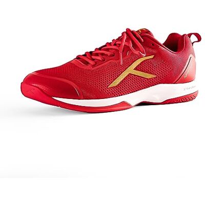 HUNDRED Infinity Pro Non-Marking Professional Badminton Shoe for Men Material: Polyester/Mesh Suitable for Indoor Tennis/Squash/Table Tennis/Basketball & Padel HUNDRED Infinity Pro Non-Marking Professional Badminton Shoe for Men Material: Polyester/Mesh Suitable for Indoor Tennis/Squash/Table Tennis/Basketball & Padel