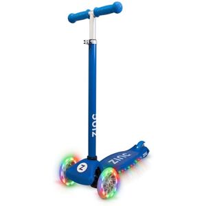 ZINC Superstar Kids Scooter for Ages 3+ – Three Wheeled Boys & Girls Scooter with LED Light Up Deck & Wheels, Adjustable Handlebar, Lean ‘n’ Steer Controls, Rear Brake, Soft Rubber Grips, Blue ZINC Superstar Kids Scooter for Ages 3+ – Three Wheeled Boys & Girls Scooter with LED Light Up Deck & Wheels, Adjustable Handlebar, Lean ‘n’ Steer Controls, Rear Brake, Soft Rubber Grips, Blue