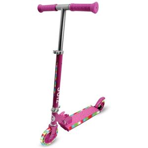 ZINC Light Party 2 Kids Scooter for Boys & Girls Age 3-8 Foldable Scooter with Light-Up Wheels, Stem & Deck, 20 Light Functions, 4 Adjustable Heights, 120mm PU Wheels, ABEC 7 Bearings Pink ZINC Light Party 2 Kids Scooter for Boys & Girls Age 3-8 Foldable Scooter with Light-Up Wheels, Stem & Deck, 20 Light Functions, 4 Adjustable Heights, 120mm PU Wheels, ABEC 7 Bearings Pink