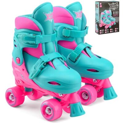 Xootz - Quad Skatesgirls - turquoise/pink - 32/35 - Roller Skates Xootz - Quad Skatesgirls - turquoise/pink - 32/35 - Roller Skates
