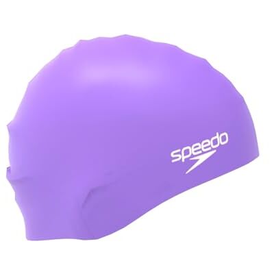 Speedo Adult Unisex Biofuse Swim Cap, Indigo Glow, One Size Speedo Adult Unisex Biofuse Swim Cap, Indigo Glow, One Size