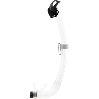 CRESSI Seal Dry Snorkel, Tube equipped with Innovative Closed Cell System, ideal for Freediving and Snorkelling, Clear/Black, One Size Unisex CRESSI Seal Dry Snorkel, Tube equipped with Innovative Closed Cell System, ideal for Freediving and Snorkelling, Clear/Black, One Size Unisex