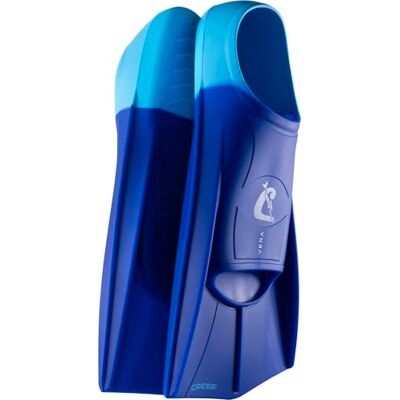 CRESSI Vera Fins Blue/Azure L-Unisex 100% Silicone Short Fins Closed Shoe Design, for Swimming, Open Water Training, Swimming Pool, Snorkelling, Diving, Blue/Azure, L (EU 42/44) CRESSI Vera Fins Blue/Azure L-Unisex 100% Silicone Short Fins Closed Shoe Design, for Swimming, Open Water Training, Swimming Pool, Snorkelling, Diving, Blue/Azure, L (EU 42/44)