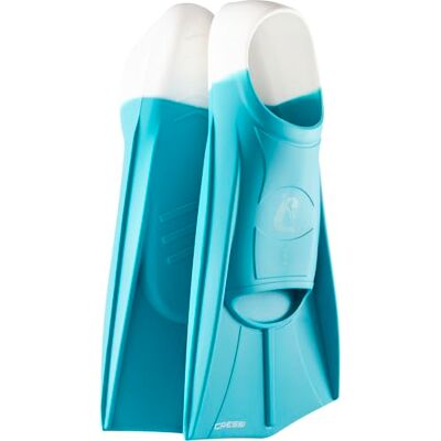 CRESSI Vera Fins Aquamarine/White L-Unisex 100% Silicone Short Fins Closed Shoe Design, for Swimming, Open Water Training, Swimming Pool, Snorkelling, Diving, Aquamarine/White, L (EU 42/44) CRESSI Vera Fins Aquamarine/White L-Unisex 100% Silicone Short Fins Closed Shoe Design, for Swimming, Open Water Training, Swimming Pool, Snorkelling, Diving, Aquamarine/White, L (EU 42/44)