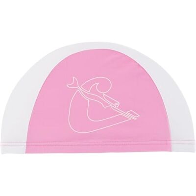 CRESSI Tago Swim Cap Spandex Junior, Spandex Swimming Cap for Children, Pink/White, One Size CRESSI Tago Swim Cap Spandex Junior, Spandex Swimming Cap for Children, Pink/White, One Size