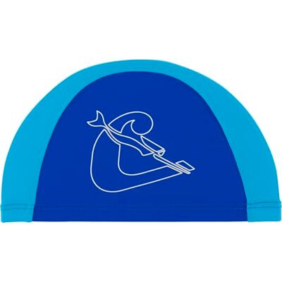 CRESSI Tago Swim Cap Spandex Junior, Spandex Swimming Cap for Children, Blue/Light Blue, One Size CRESSI Tago Swim Cap Spandex Junior, Spandex Swimming Cap for Children, Blue/Light Blue, One Size
