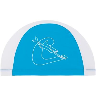 CRESSI Tago Swim Cap Spandex Junior Azure/White, Spandex Swimming Cap for Children, Light Blue/White, One Size CRESSI Tago Swim Cap Spandex Junior Azure/White, Spandex Swimming Cap for Children, Light Blue/White, One Size