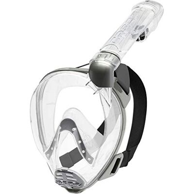 CRESSI Baron Full Face Mask Integral Anti Fog Snorkel Mask,Comfortable Face Mask with Exhalation Valve and Dry Snorkel, Unisex CRESSI Baron Full Face Mask Integral Anti Fog Snorkel Mask,Comfortable Face Mask with Exhalation Valve and Dry Snorkel, Unisex