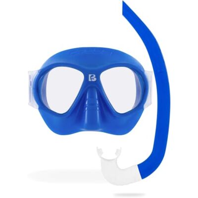 CRESSI since 1946 Nautilus Combo Kid Breezy Mask Separate Polycarbonate Lenses + Mini Vibe Snorkel TPR Tube Silicone Mouthpiece Ideal Snorkeling and Surface One Size Kid CRESSI since 1946 Nautilus Combo Kid Breezy Mask Separate Polycarbonate Lenses + Mini Vibe Snorkel TPR Tube Silicone Mouthpiece Ideal Snorkeling and Surface One Size Kid