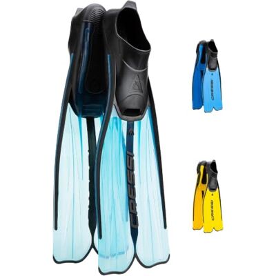 CRESSI since 1946 Rondinella Full Foot Swim Fins Lightweight Snorkeling Flippers with Comfortable Anatomical Fit for Snorkeling Freediving Long Distance Swimming and Sea Use Adults CRESSI since 1946 Rondinella Full Foot Swim Fins Lightweight Snorkeling Flippers with Comfortable Anatomical Fit for Snorkeling Freediving Long Distance Swimming and Sea Use Adults