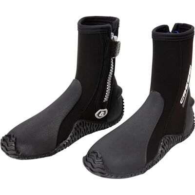 CRESSI Korsor Semi-Rigid Sole Boots 3/5/7 mm Unisex Black Neoprene Diving Boots with Semi Rigid Sole CRESSI Korsor Semi-Rigid Sole Boots 3/5/7 mm Unisex Black Neoprene Diving Boots with Semi Rigid Sole