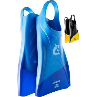 CRESSI Pura Swim Fins Flexible Silicone Unisex Adult Flippers for Comfort & Durability Fins for Swimming Training Blue/Azure 6.5/8.5 UK CRESSI Pura Swim Fins Flexible Silicone Unisex Adult Flippers for Comfort & Durability Fins for Swimming Training Blue/Azure 6.5/8.5 UK
