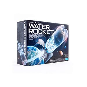 4M 4605 Water Rocket Kit-DIY Science Space STEM Toys Gift for Kids & Teens, Boys & Girls, White, Basic Pack