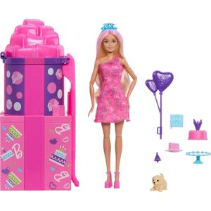 Barbie Rise & Surprise Doll & Accessories, Pet Birthday Series with 12 Surprises Including Slide & Color-Change Activity (Styles May Vary), JKF66 Barbie Rise & Surprise Doll & Accessories, Pet Birthday Series with 12 Surprises Including Slide & Color-Change Activity (Styles May Vary), JKF66